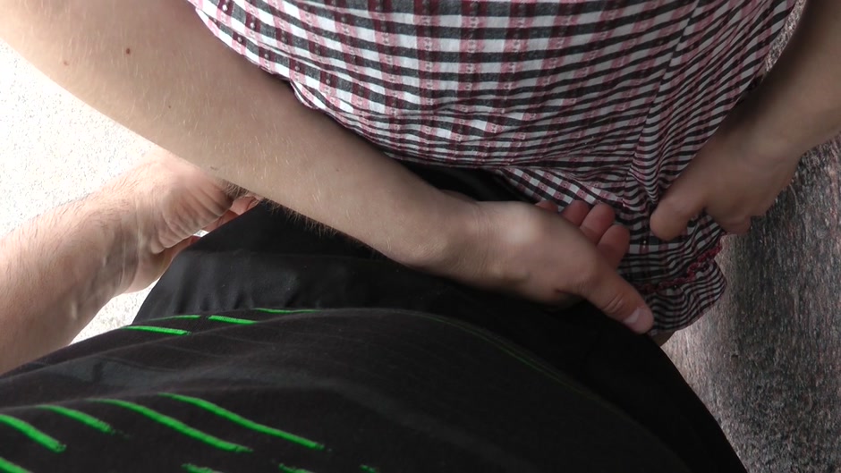 Cute girl, Virginia Still shags in a public place