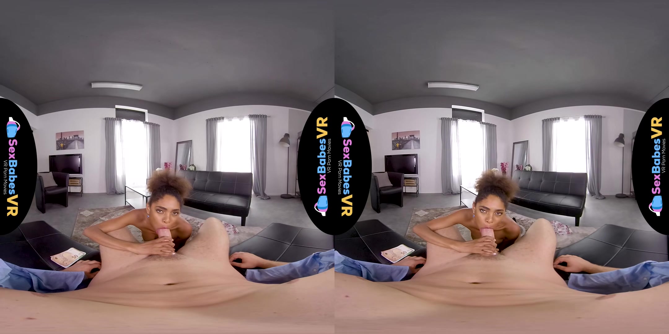 Count With Overtime - Sexy Ebony Babe Bribed With Cash