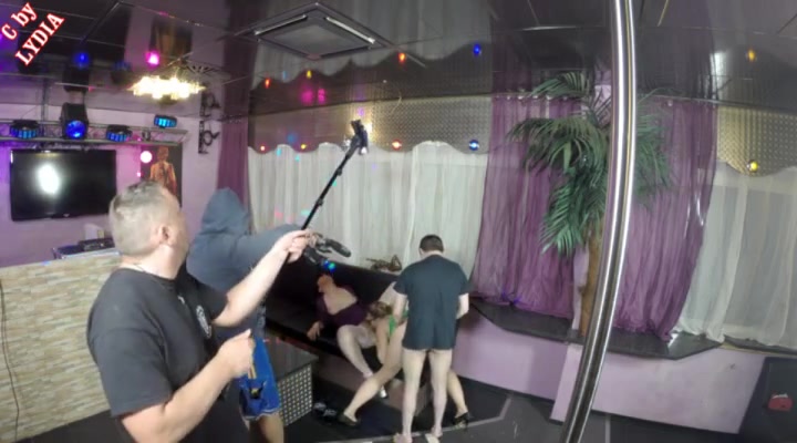 Making Of - Threesome In Village Disco