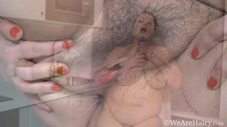Sweety masturbates with her purple toy - WeAreHairy