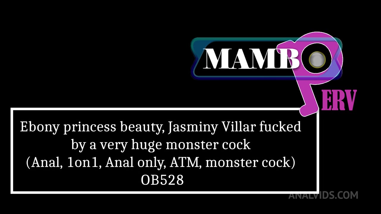 Ebony Princess Beauty, Jasminy Villar Fucked By A Very Huge White