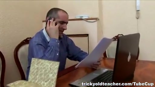 Old teacher does it with an innocent blonde.