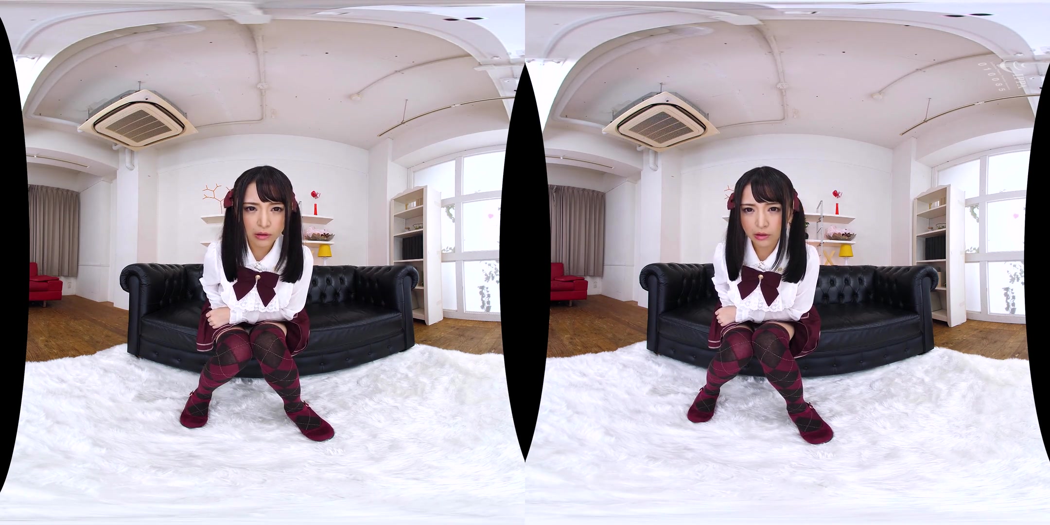 Creampie Sex with a Beautiful Girl with Pigtails and Knee-High Socks 1 - SexLikeReal