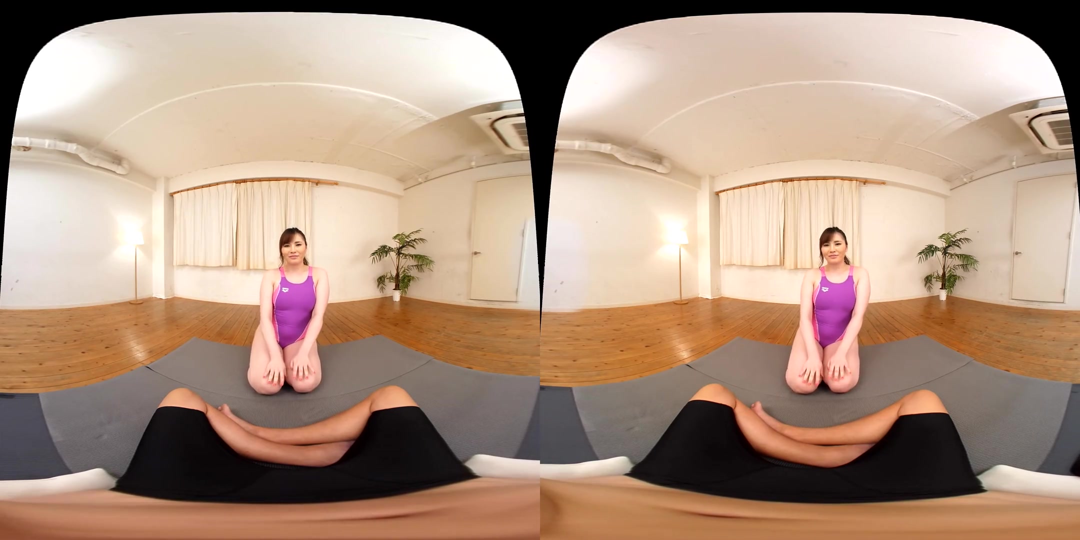 Makoto Takeda in Makoto Takeda Going at it with Lean Swimming Instructor - MiluVR