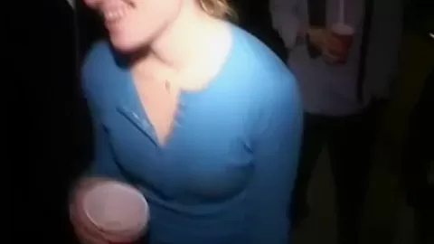 Busty college whore takes cumshot