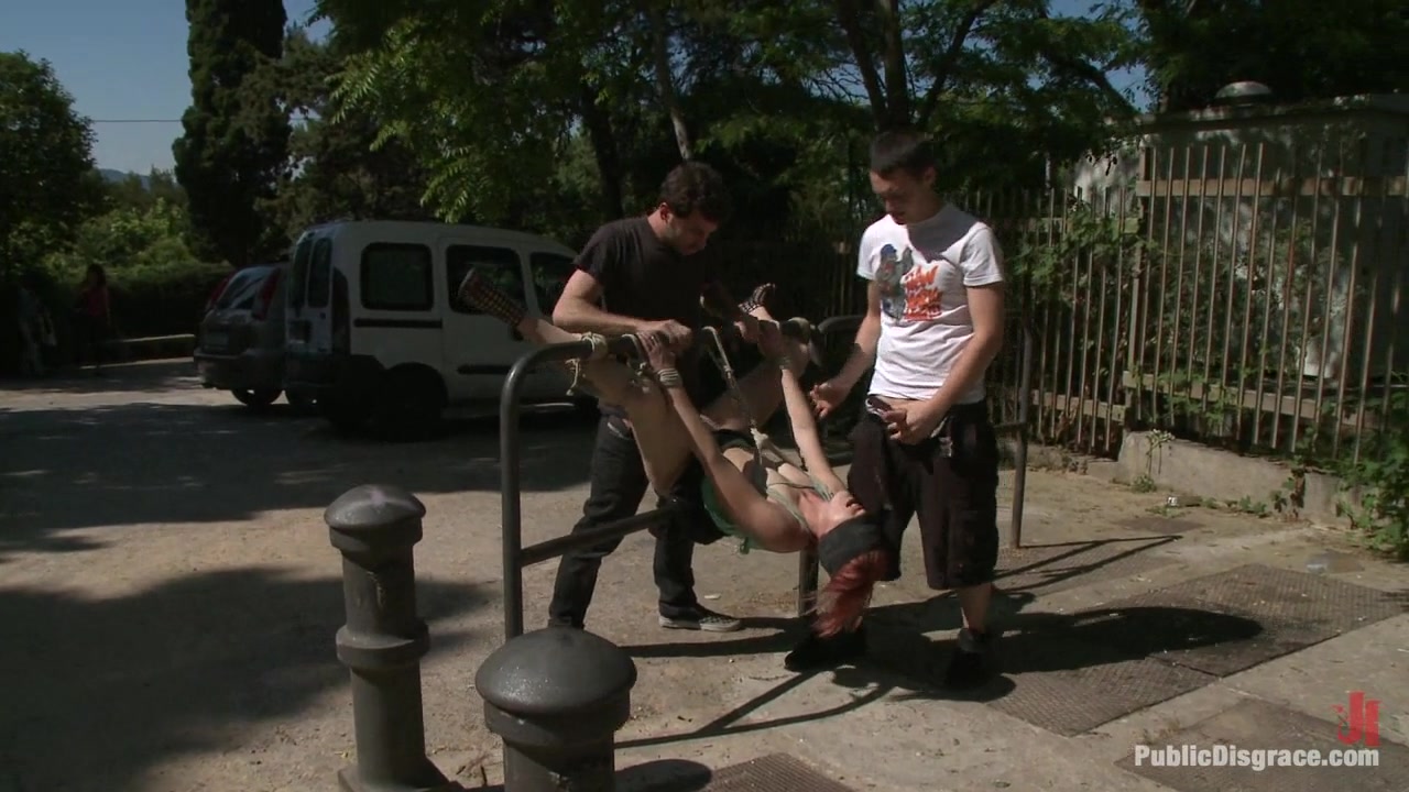 European Cutie Made To Jack Off A Stranger And Walk Through The Streets With His Cum On Her Face - PublicDisgrace