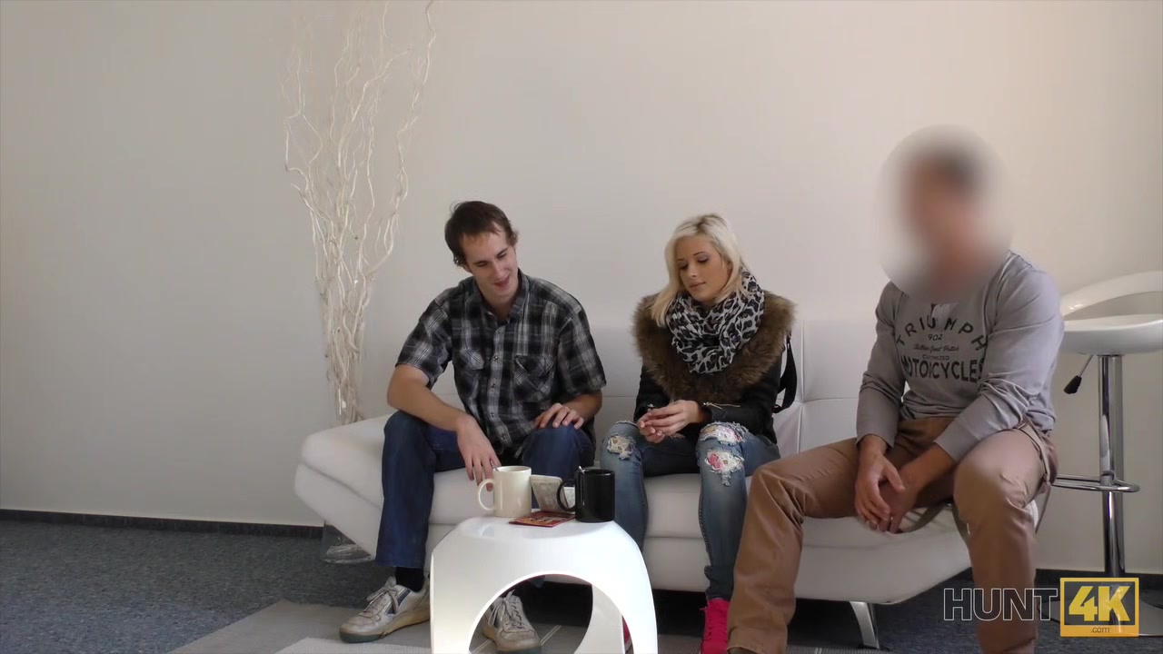 HUNT4K. Pretty blonde Ria Sunn nicely fucked in cuckold porn video