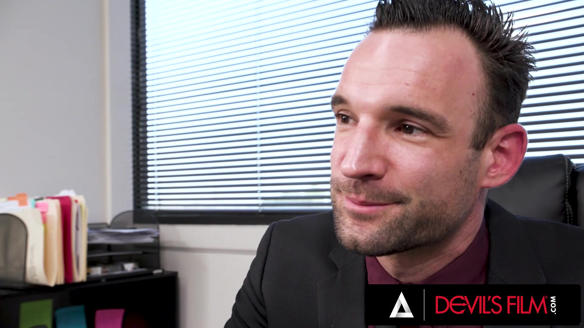 DEVILS FILM - Gorgeous April Olsen Gets Her Pussy And Ass Pounded In The Office