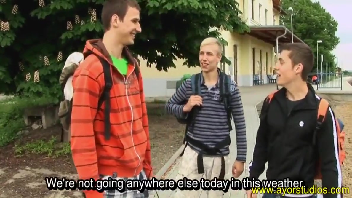 A Twink Bareback Threesome
