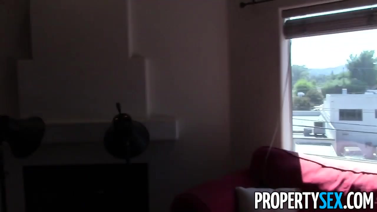 PropertySex Absolutely Stunning Blonde Agent Fucks Renter in Apartment