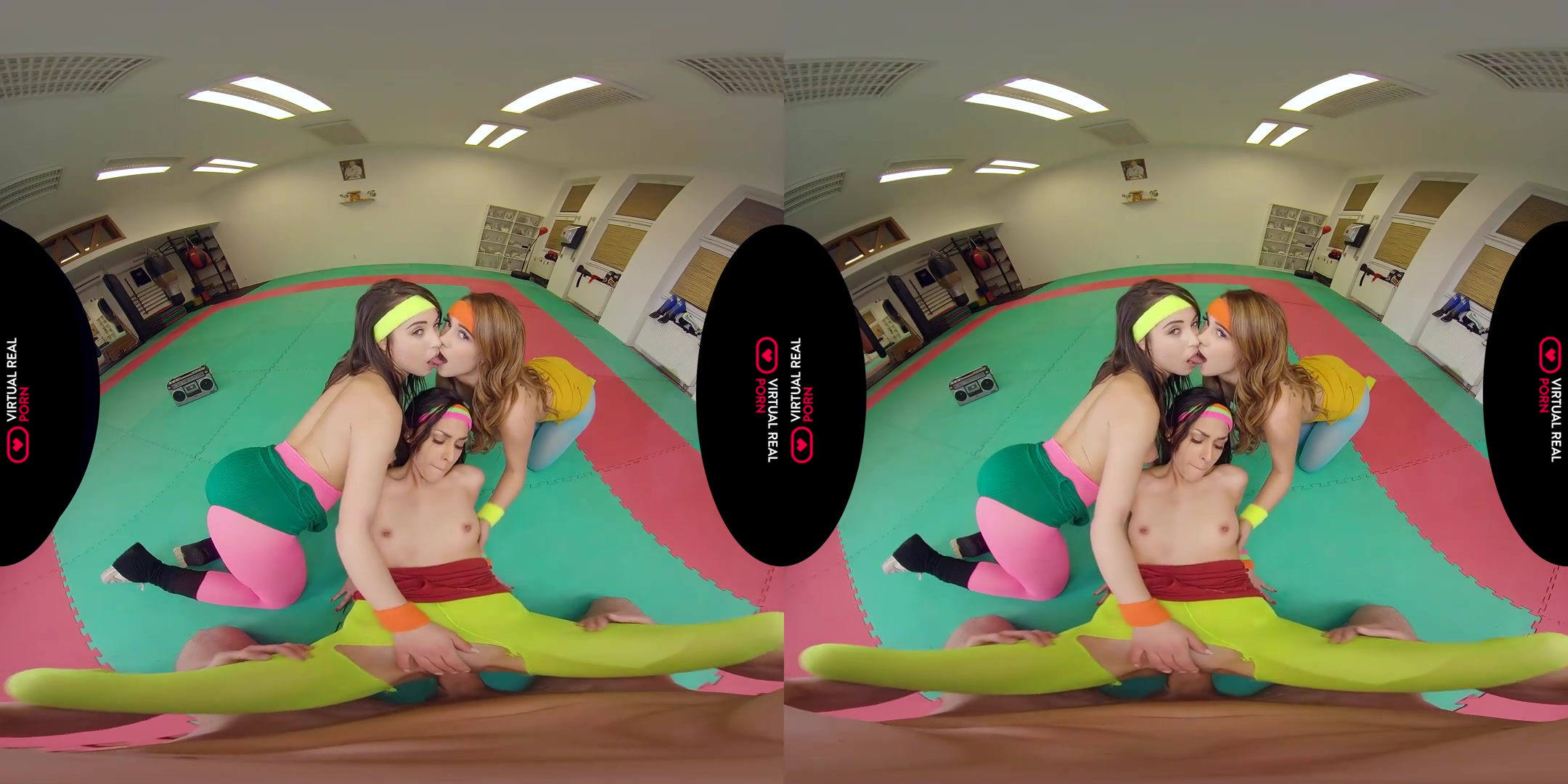 In The Back Of Aerobics - FFFM Orgy With Hot Pornstars