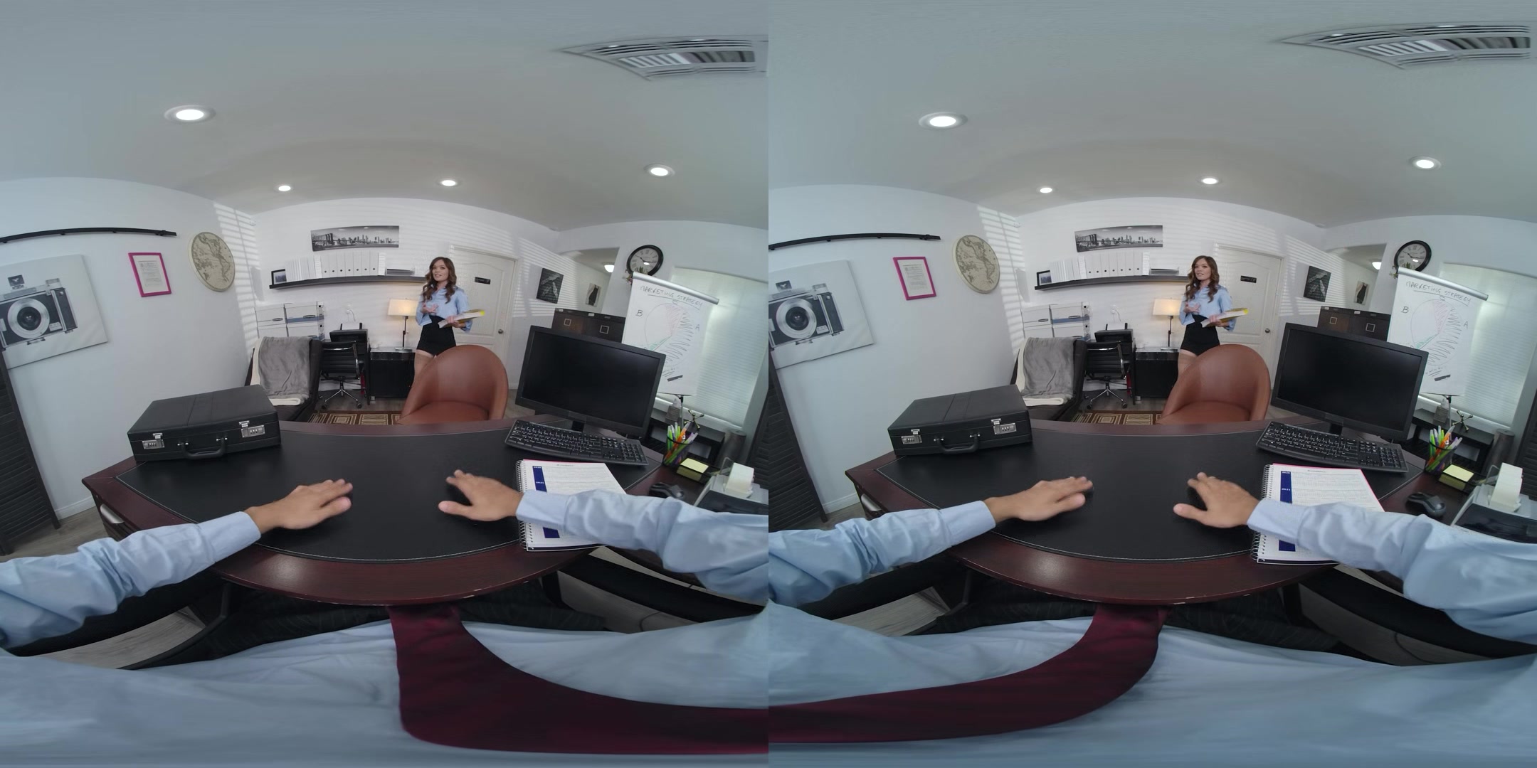 Office Temptations: Hot Accountant Katie Kush