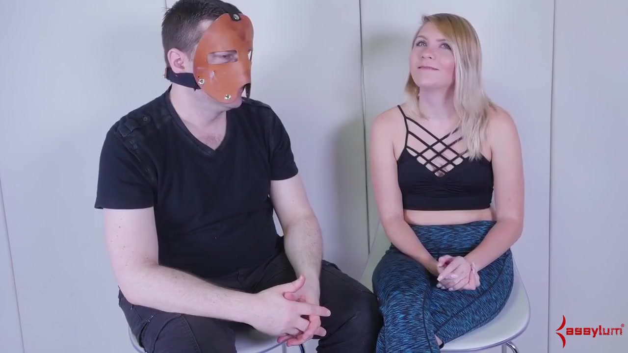 Lezdom Blonde In Trio With Master And Domina