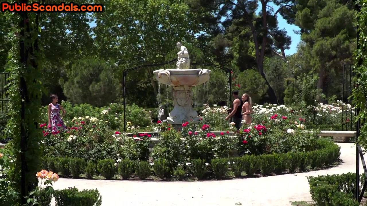 Public bitch drilled by nice dick in wet pussy hole