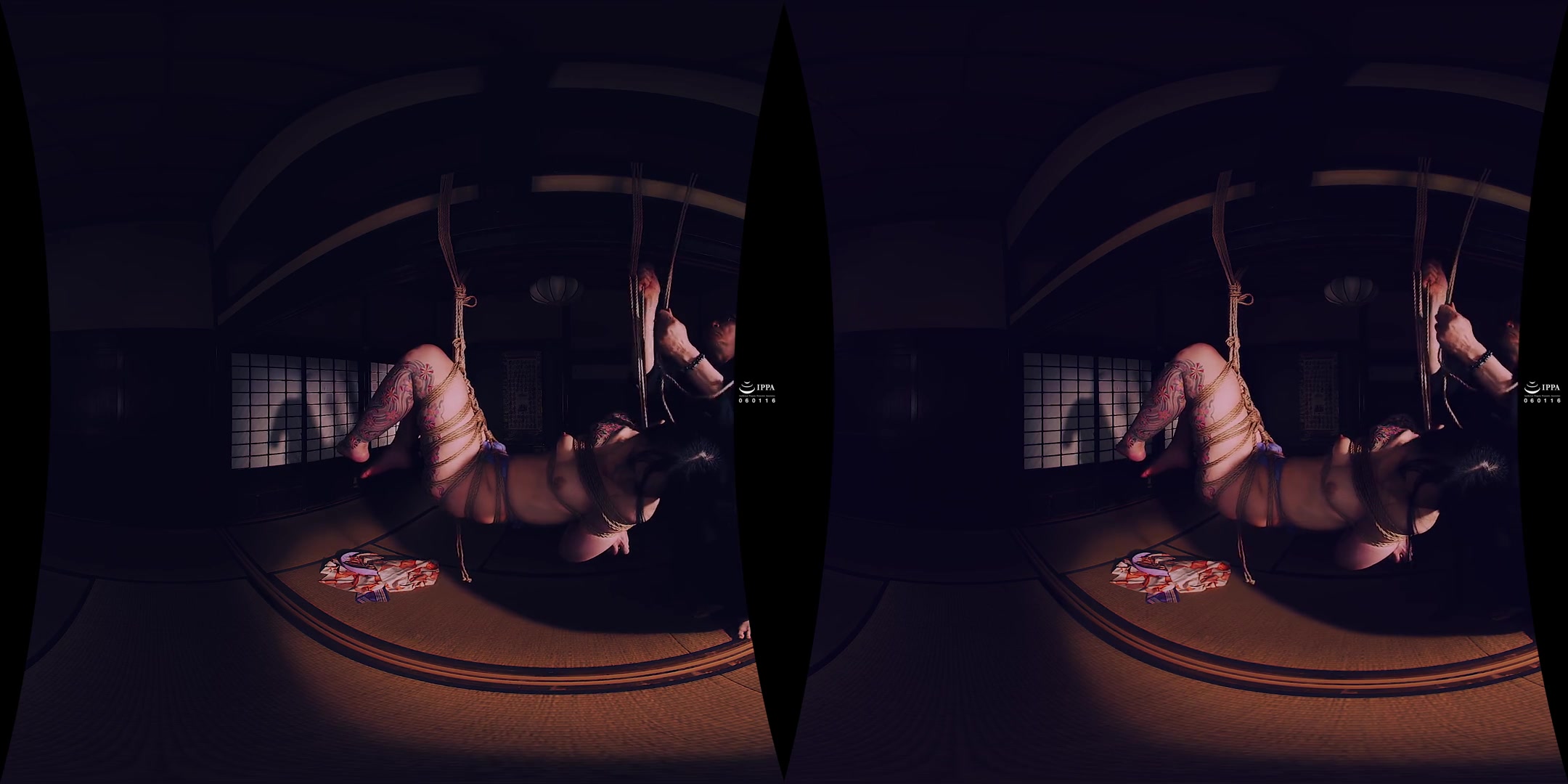 Bondage VR: Twisted Upside Down from Both Legs - JAV BDSM Shibari 3D