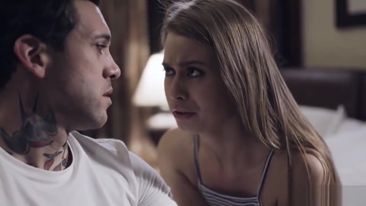 Step brother discovers that stepsister is fucking his Step dad
