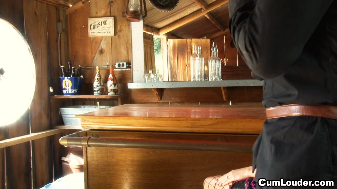 Rikki Six riding a large dong in this XXX Western Parody