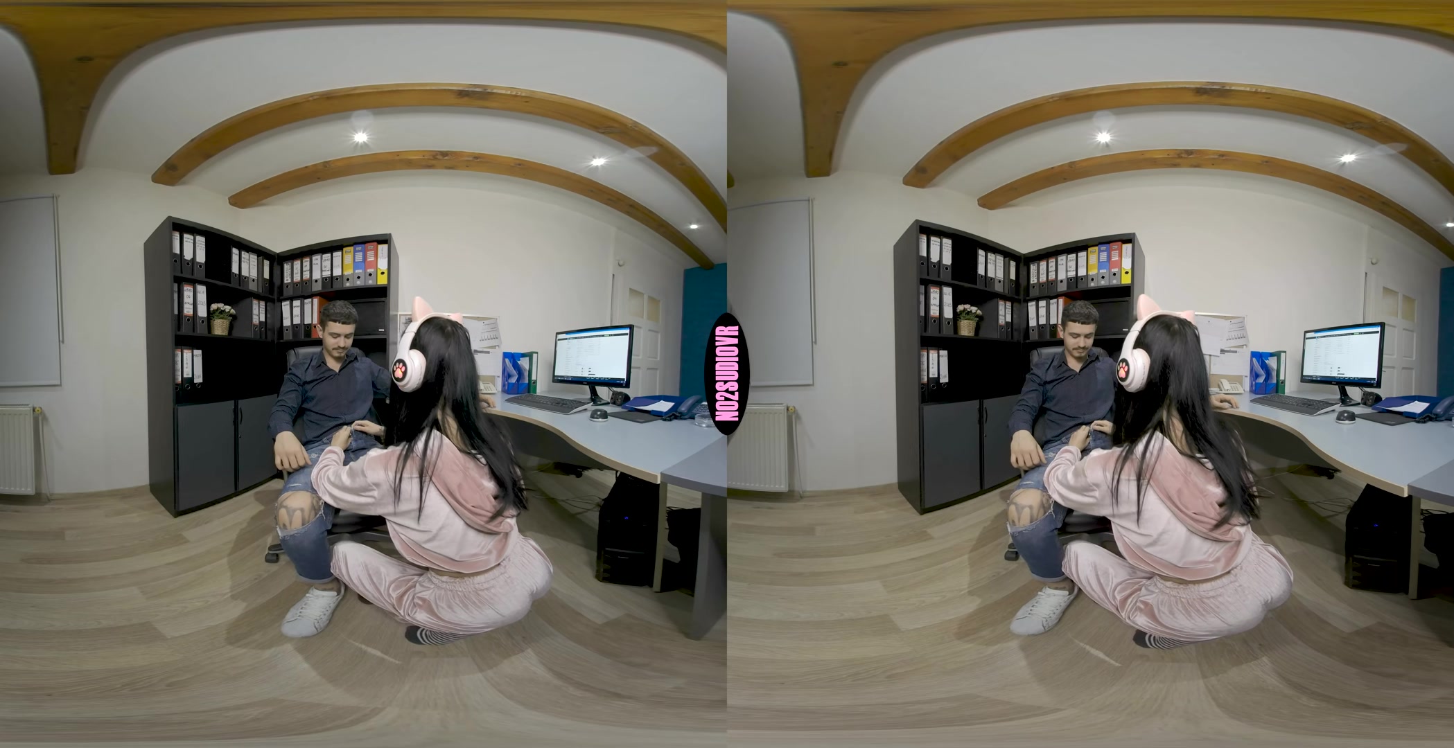 At the Office - Hot Massage - No2StudioVR