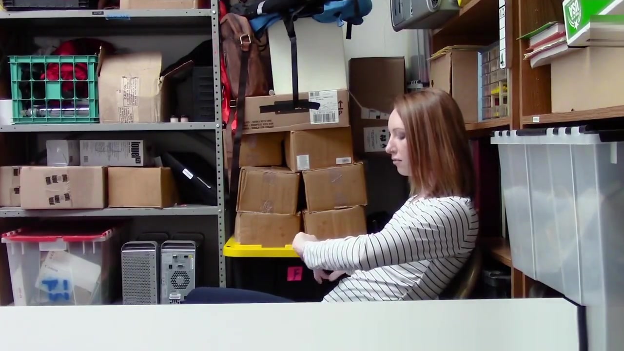 Ginger teen 18+ shoplifter