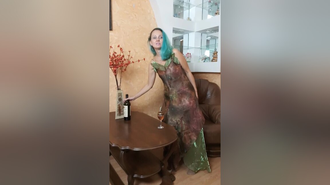 Wine Drinking Mermaid - Ladyfoxxx