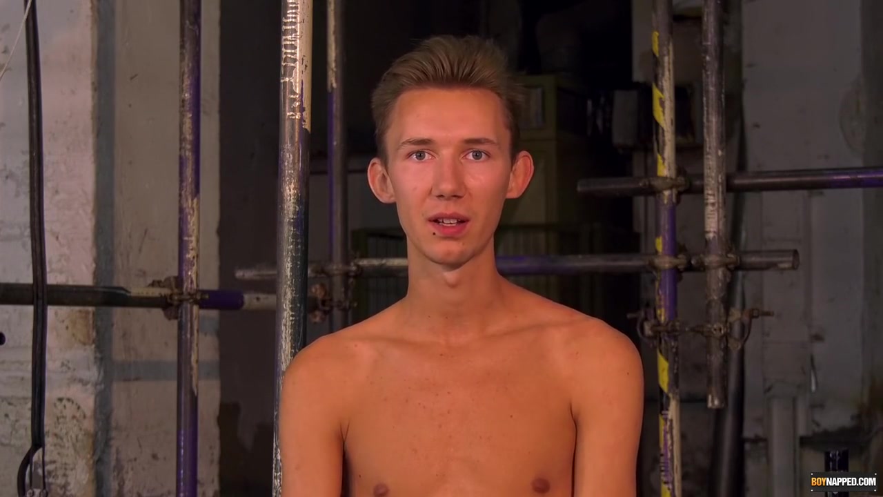 Submissive Twink Restrained For Bdsm