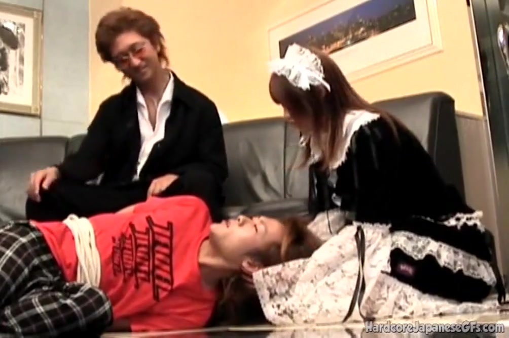 Toyed teen 18+ Asian Maid