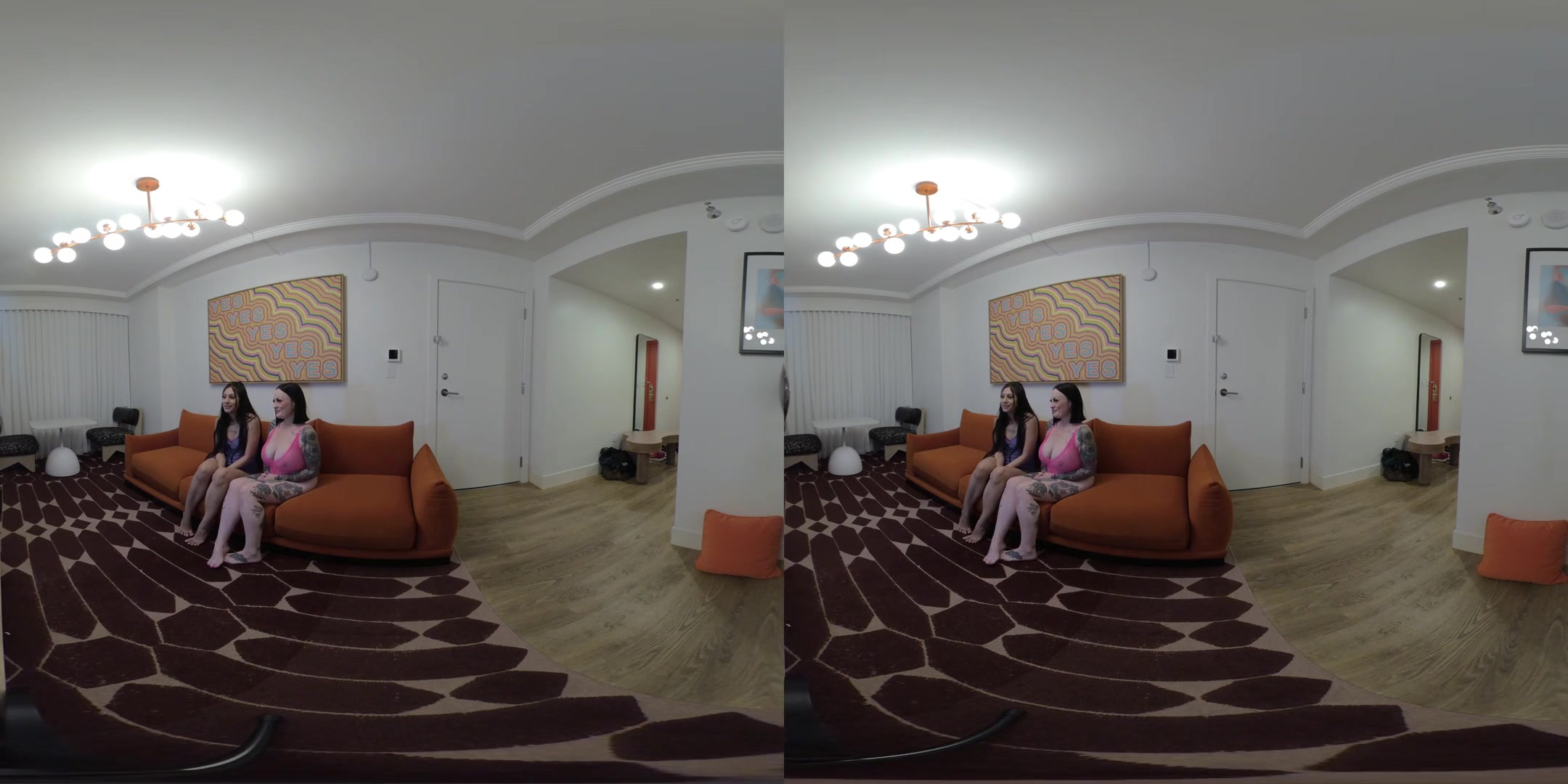 Behind The Scenes Of Kimberly Love Gangbang With A Fluffer On The Couch