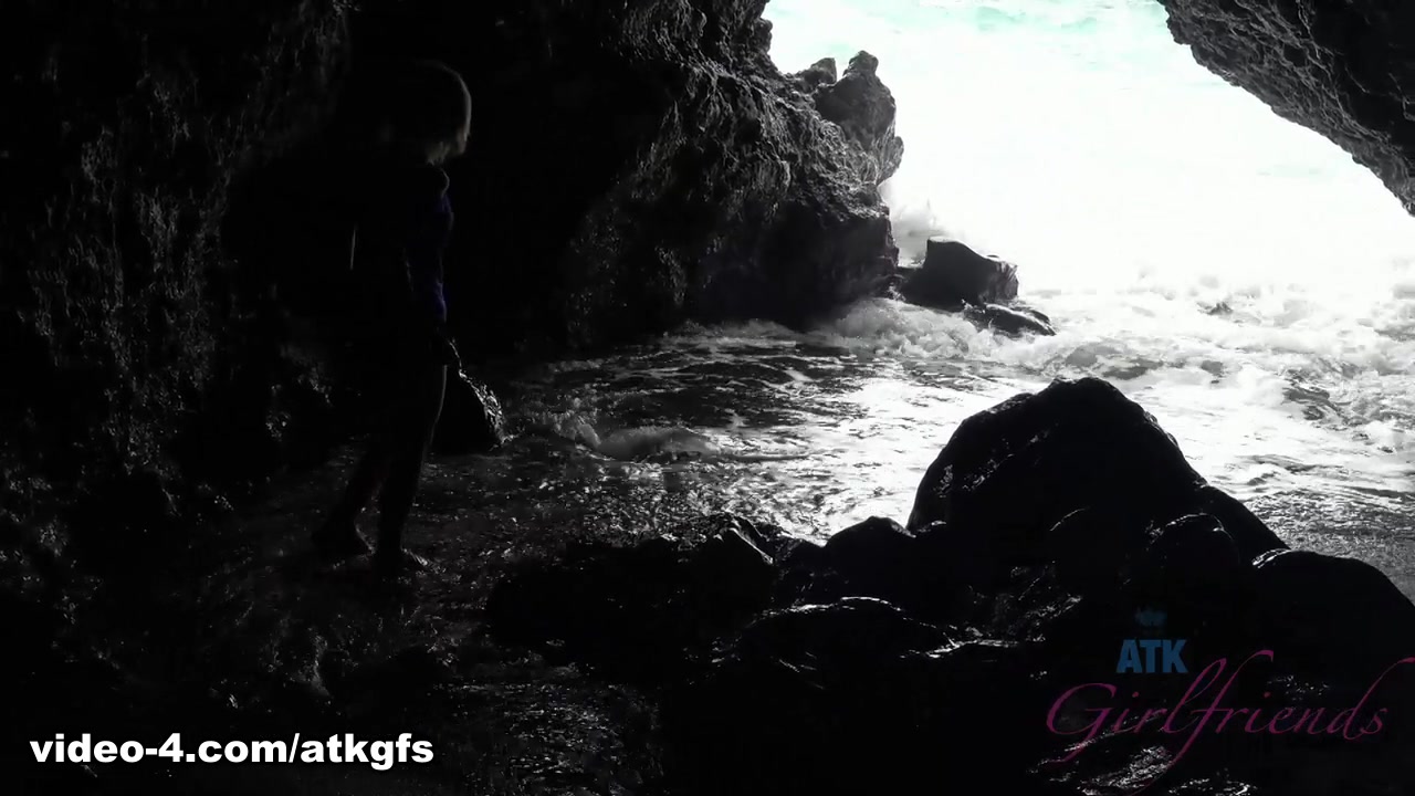 Bella Rose in Rain Doesn't Slow You And Bella, As You Make A Trip To The Caves - ATKGirlfriends