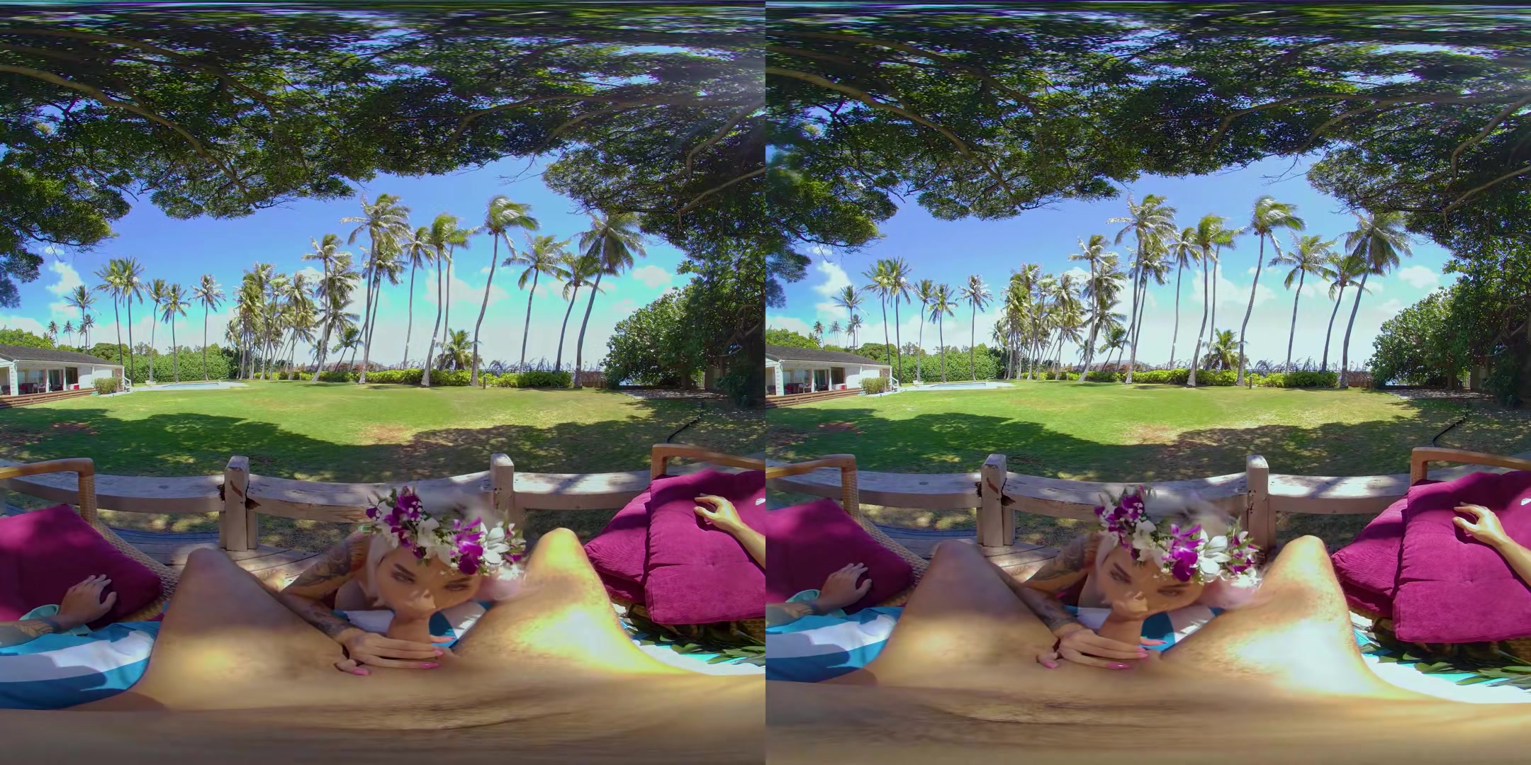 Lei'd in Hawaii with Avery Black - VRFanService