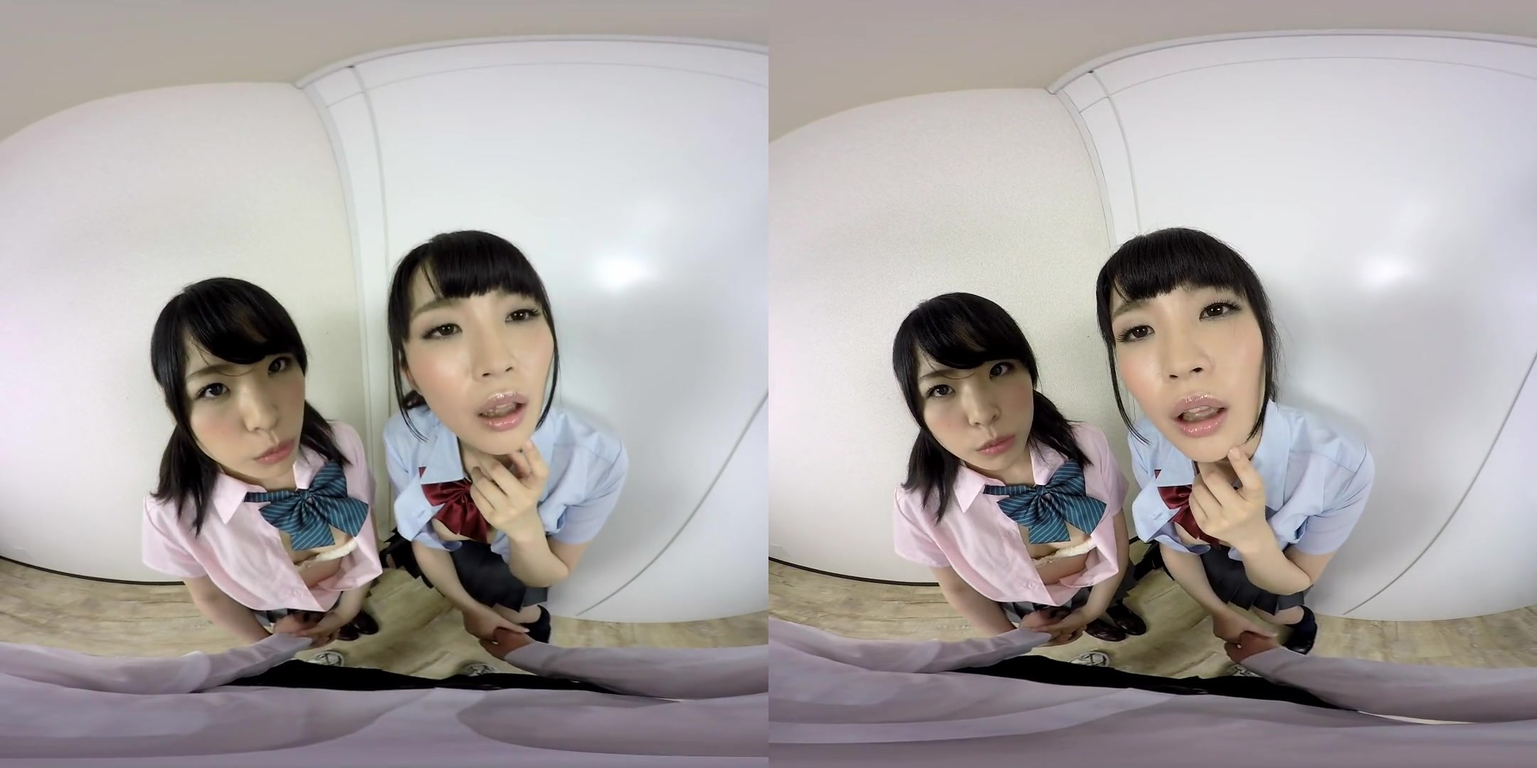Misato Nonomiya & Mayu Kuyano in Misato Nonomiya, Mayu Koyano Big Butt Secret Threesome - MiluVR