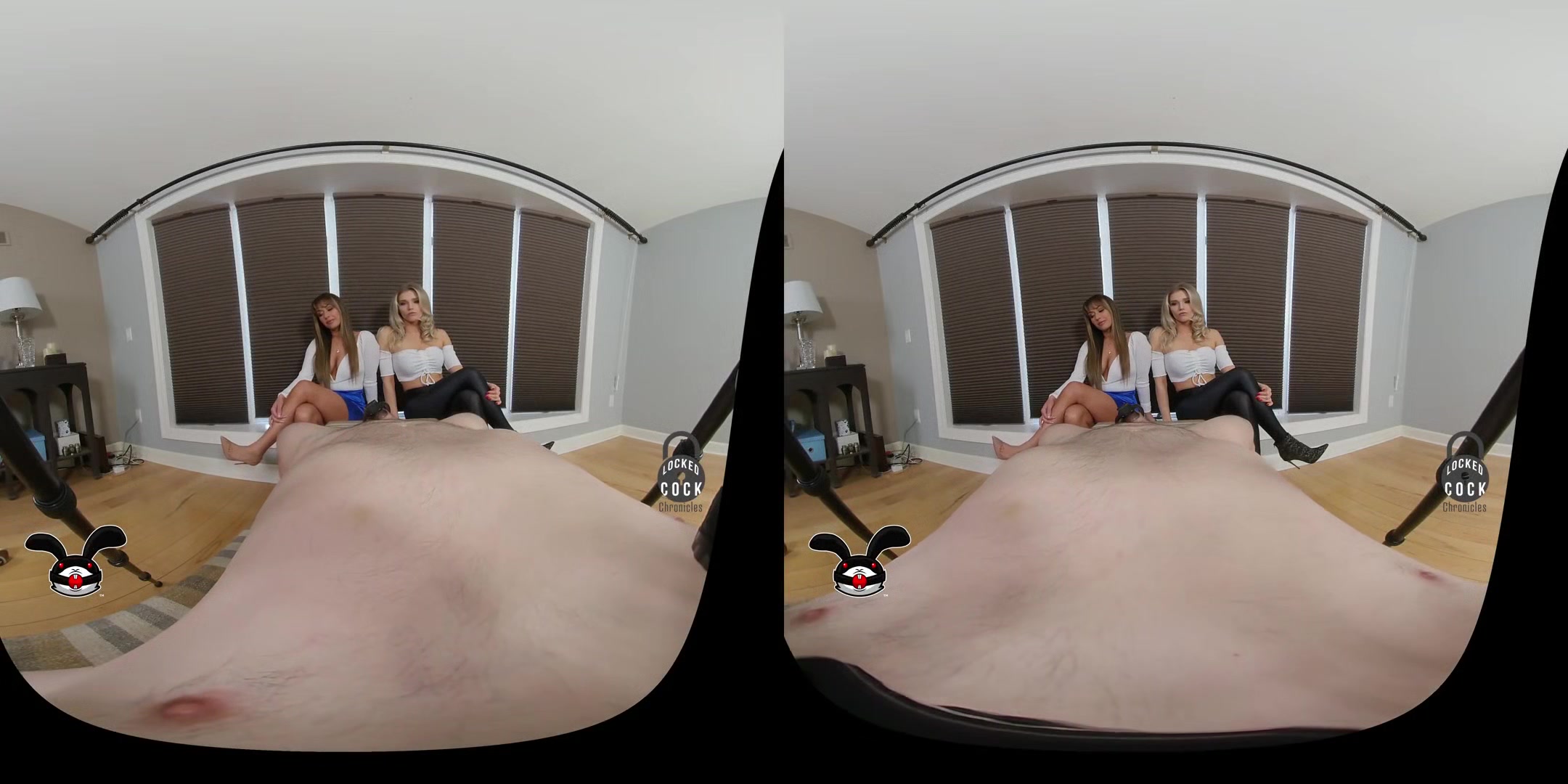 Locked Cock Chronicles - 180 - 3D - VR Edition - Volume 10 - Princess Amber and Lexi Chase; MFF Chastity Threesome with Pornstars