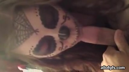 Halloween blowjob