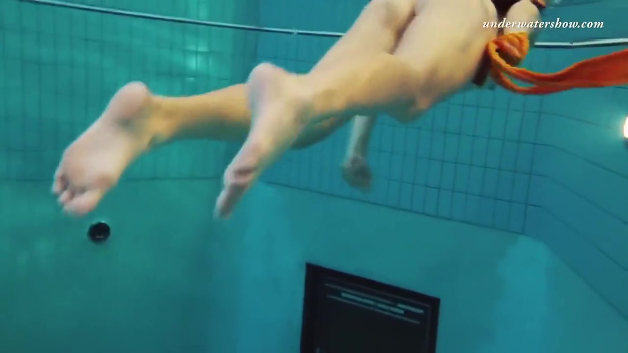 Swimming Pool Erotics In Cute Fishnets