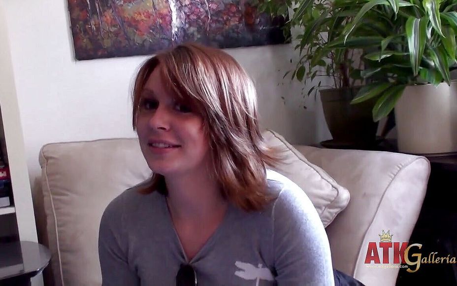Behind the scenes redhead