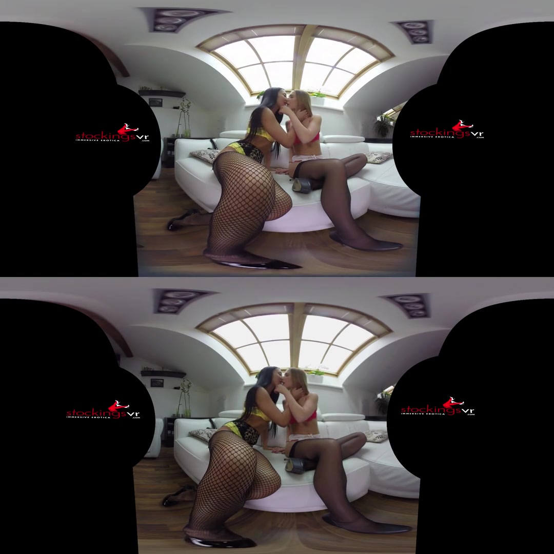 Alexis Crystal & Anna Rose in Bad Girls - StockingsVR