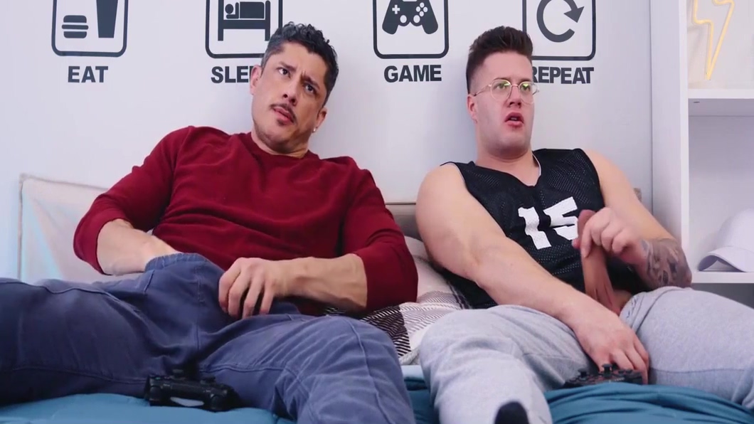 Rocky Vallarta, Gay Porn And Clark Delgaty In Its Just Like Grabbing A Joystick, Bruh 6 Min
