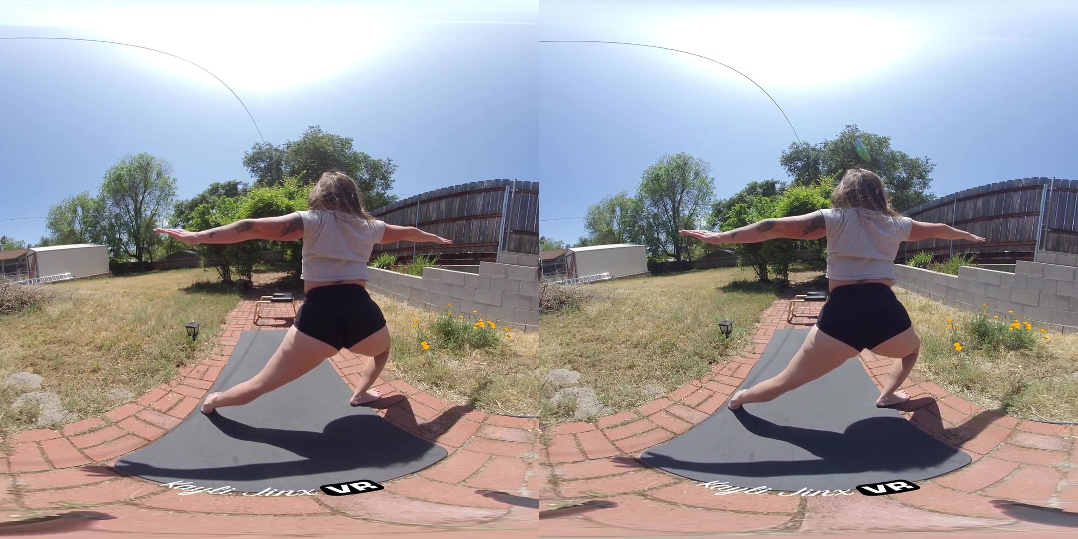 Outdoor Yoga Striptease