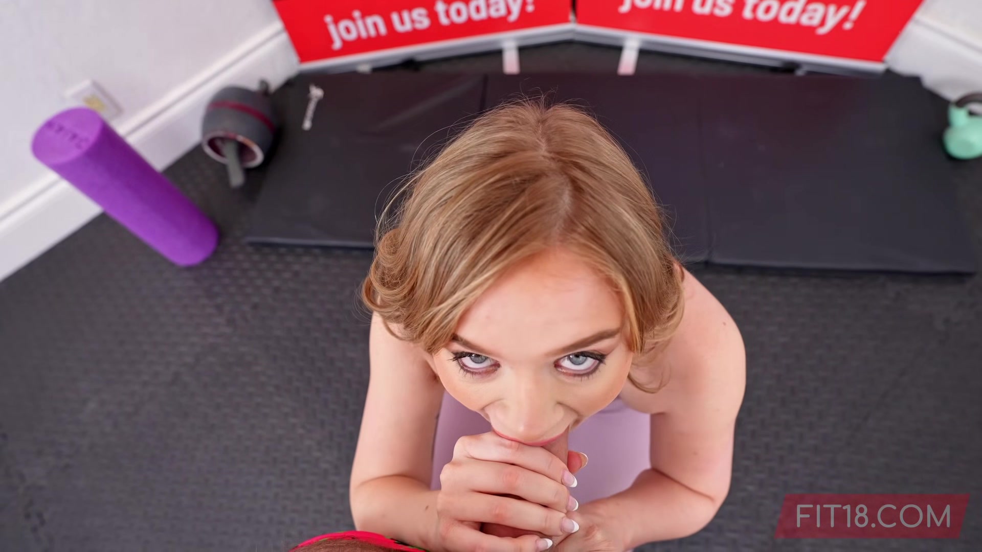 FIT18 - Elsa Violet - POV Casting And Creampie of Curvy Blue Eyed Amateur