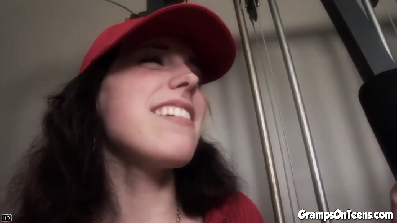 Gym teen ravaged by oldie in dirty sex scene