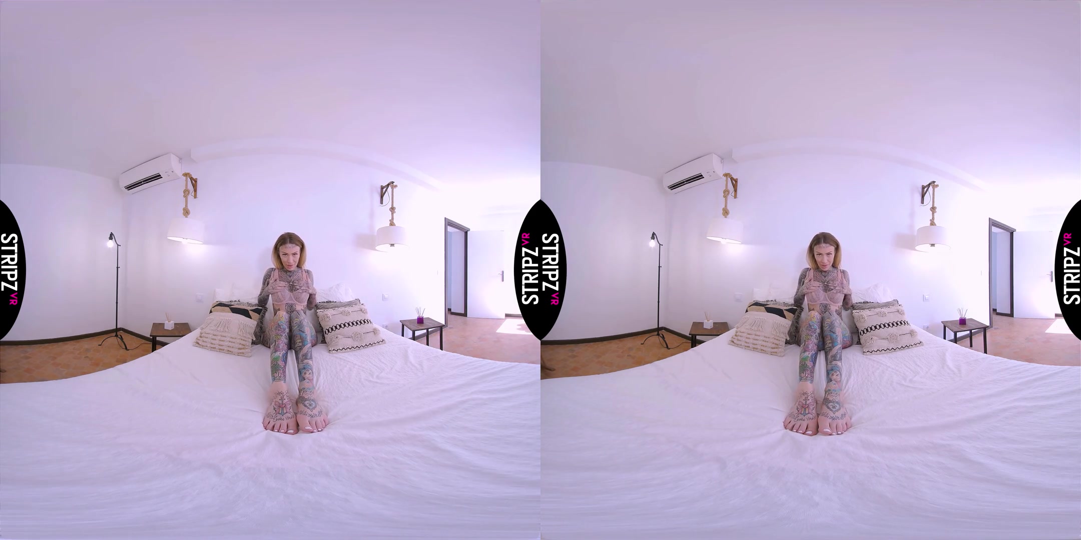 Tits & Tatts! - Alt-Girl Solo Striptease - SexLikeReal