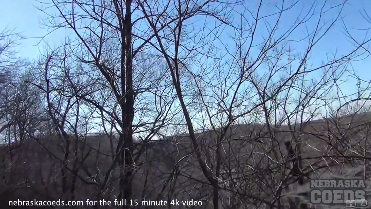 Skinny Girl Masturbates Outdoors