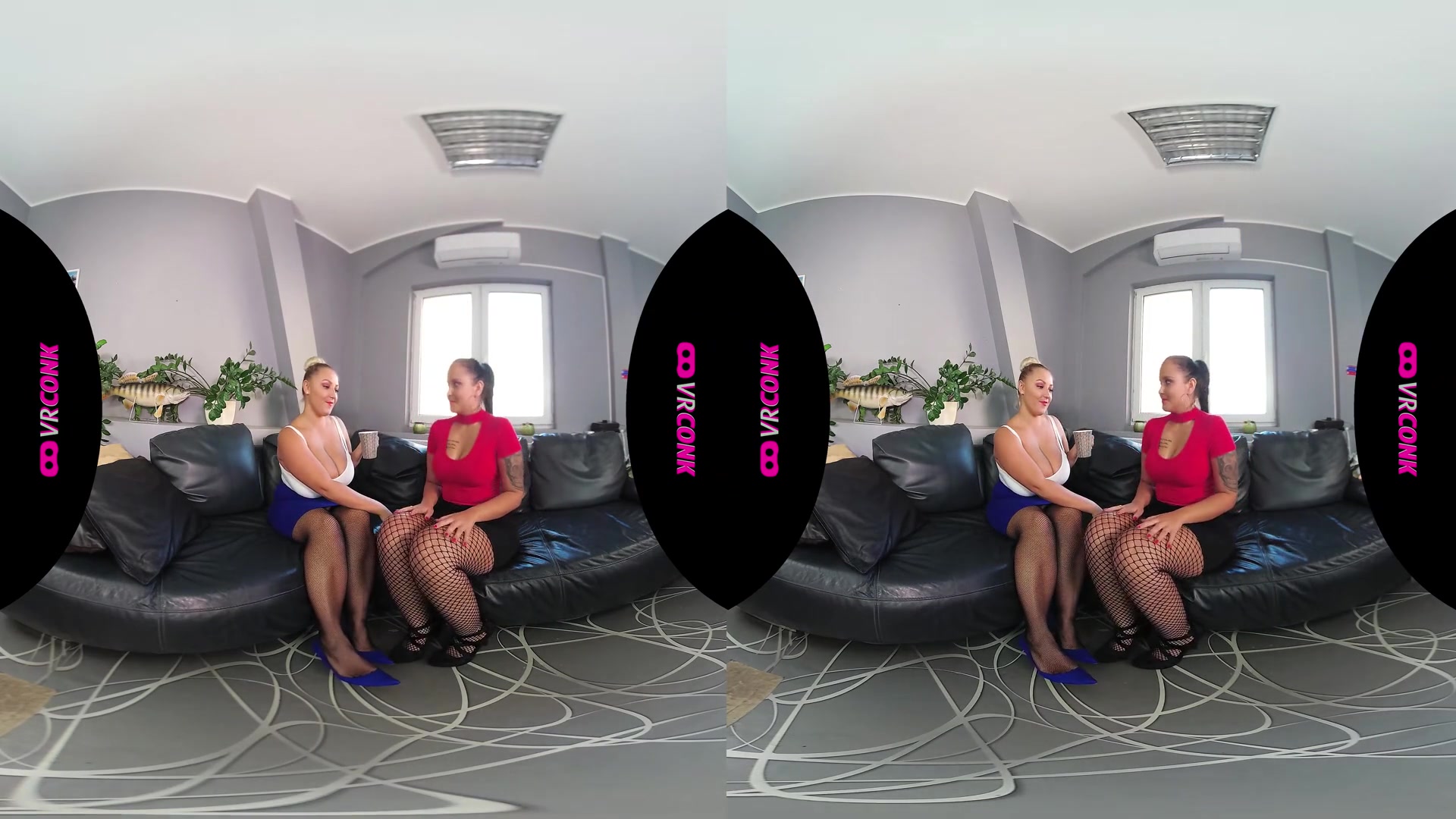 Jennifer Mendez in Lesbian Office - VRConk