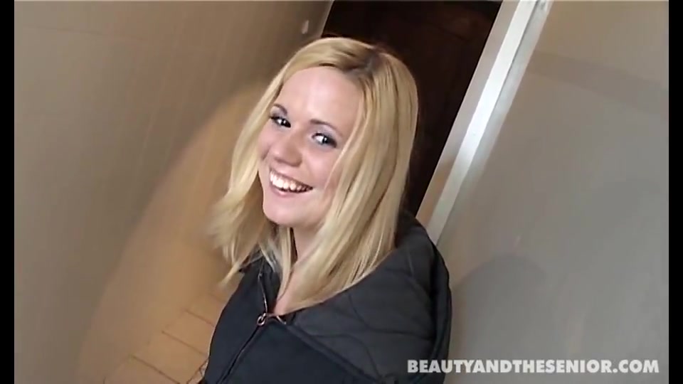 Blonde teen 18+ Amanda suck and fuck an old prick