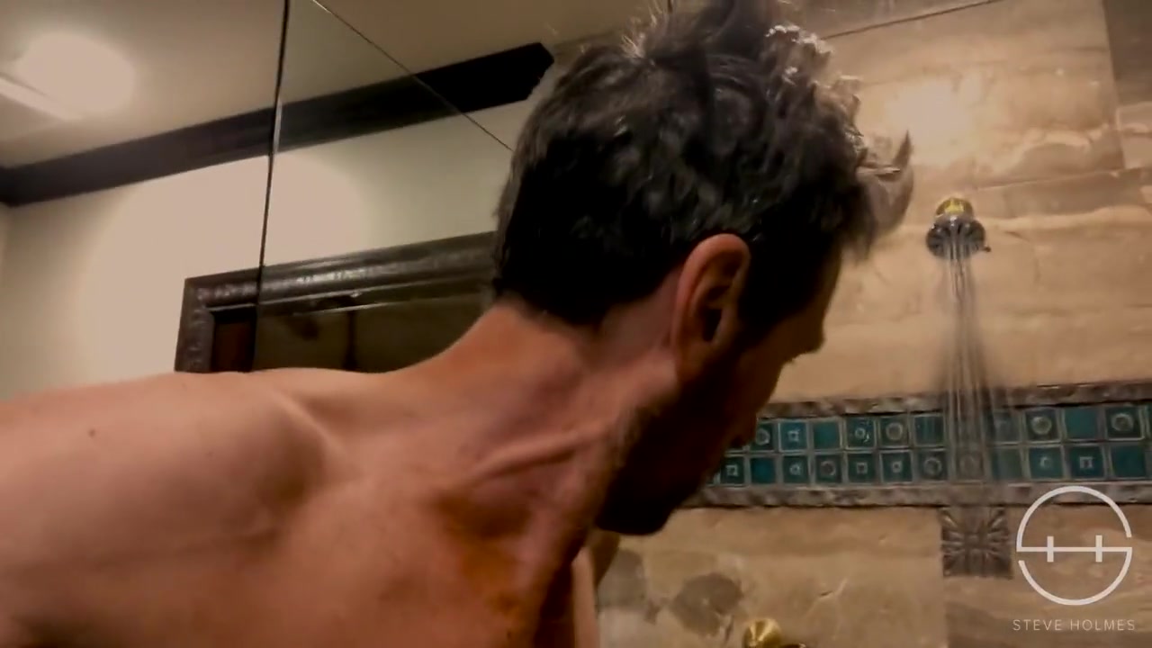 Steve Holmes In Monster Morning Wood And Shower