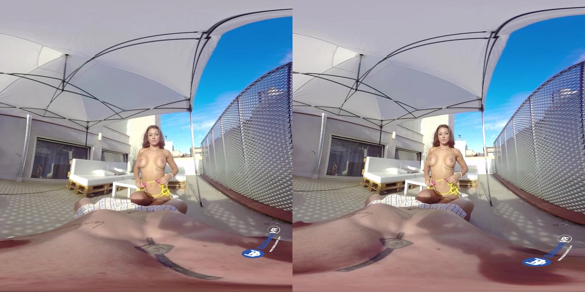 Patio Pussy Pounding