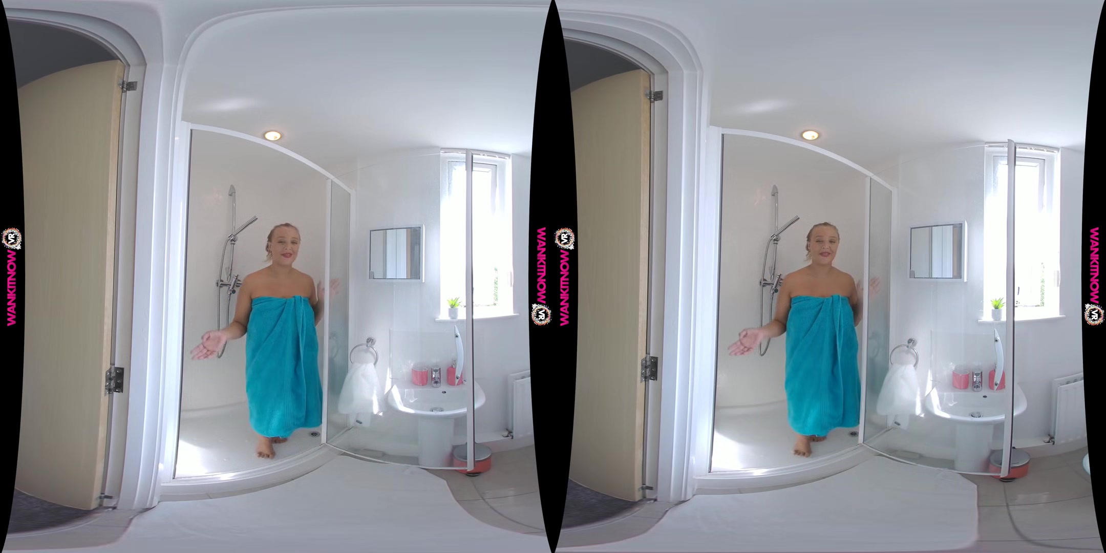 Soapy & Slippery - Busty Beth Getting out the Shower Solo