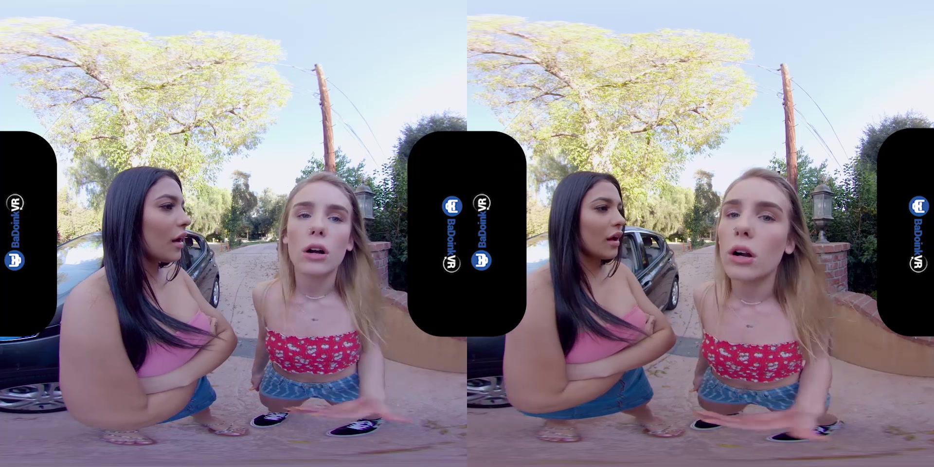 Natalie Knight & Serena Santos in Gash Cam - BadoinkVR