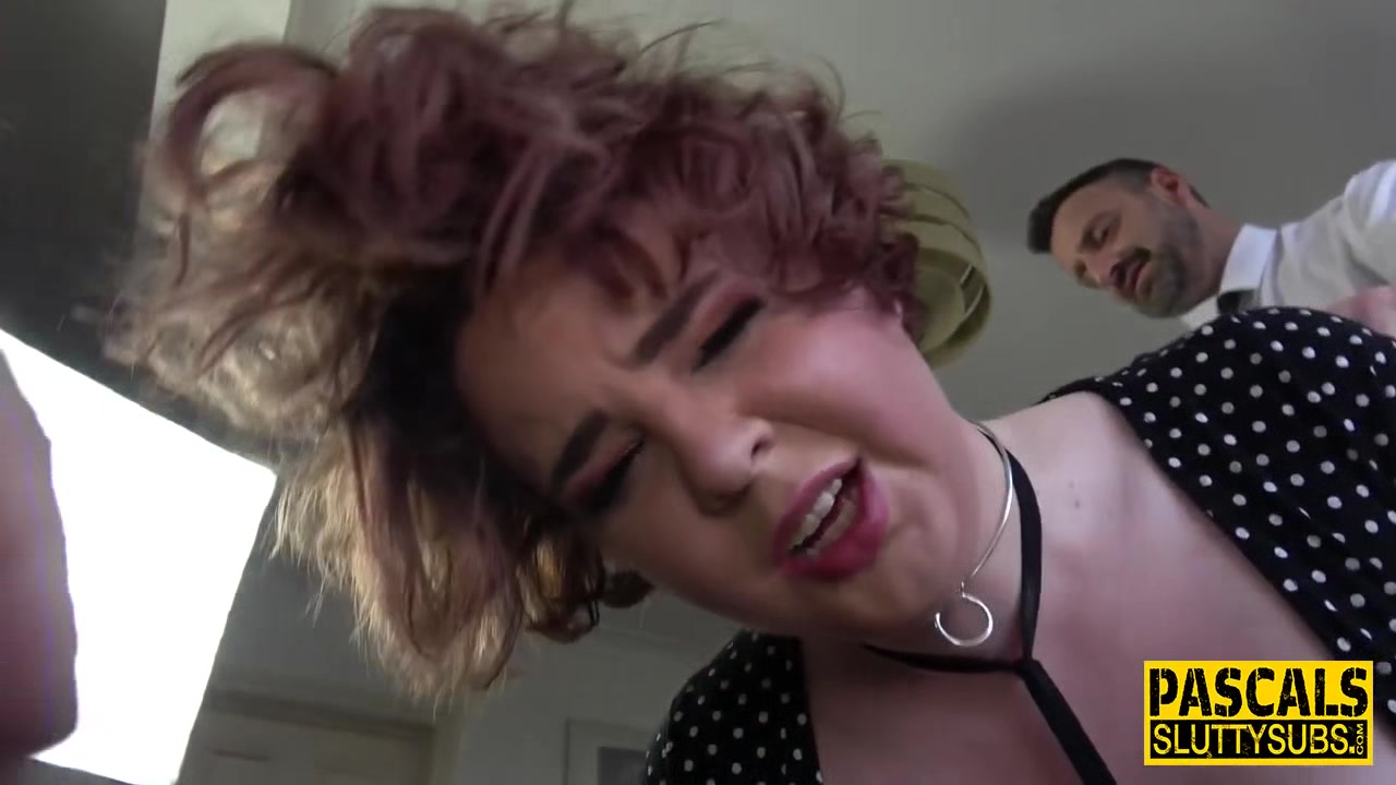 Fat submissive gets fucked and fingered