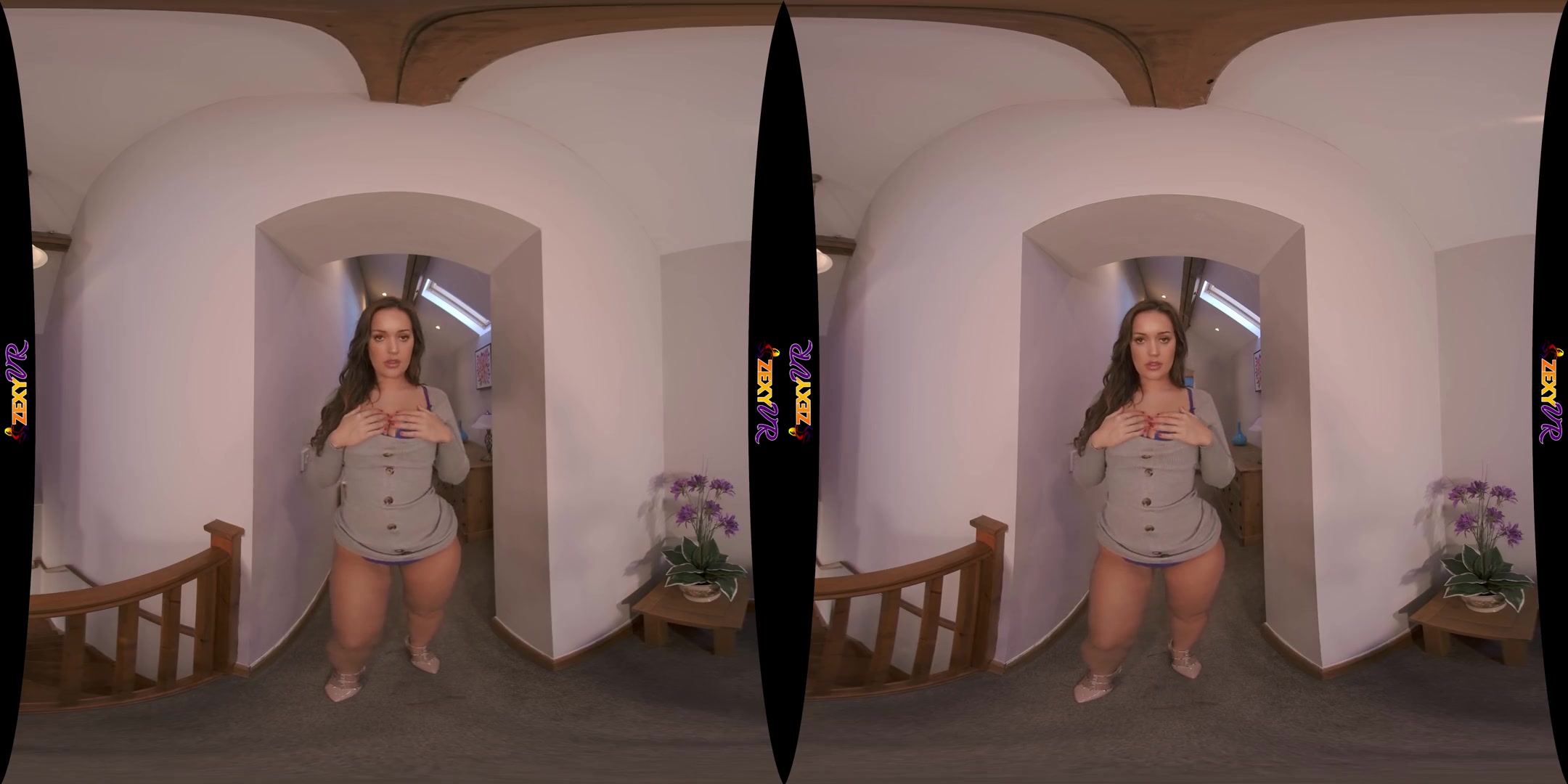 Your Treat - Busty Babe Solo Striptease - SexLikeReal