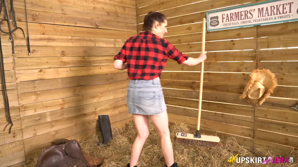 Samantha Bentley "Dirty Stable Girl" - UpskirtJerk